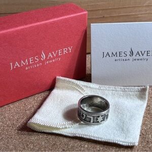 James Avery Song Of Solomon Band Ring Sterling Silver Size 8